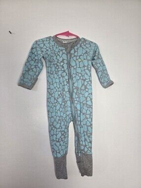 Bonds Wondersuit Blue Giraffe Magic Original One Piece Baby Sleeper Size 0 6-9 M